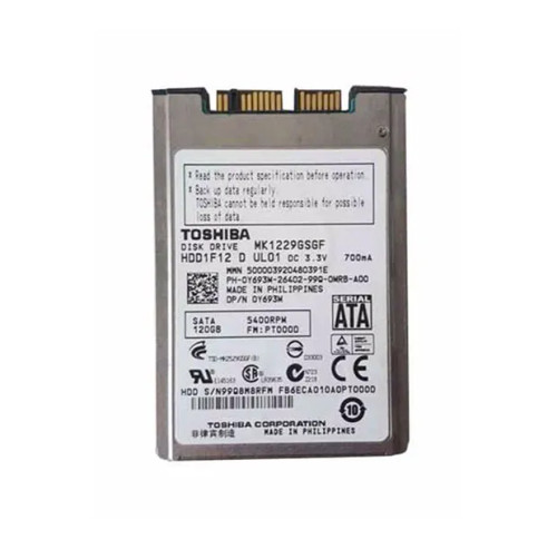 HDD1F12 - TOSHIBA 120GB 5400RPM SATA 1.8" HDD