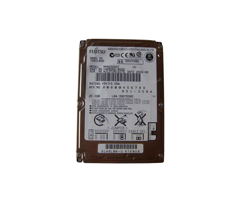 CA06062-B022 - Fujitsu 20GB 4200RPM 2.5" IDE HDD