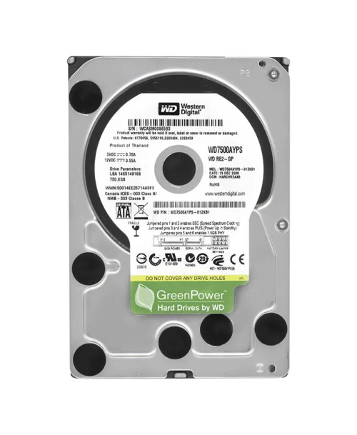 WD7500AYPS - Western Digital 750GB 7200RPM SATA 3Gb/s 3.5" HDD