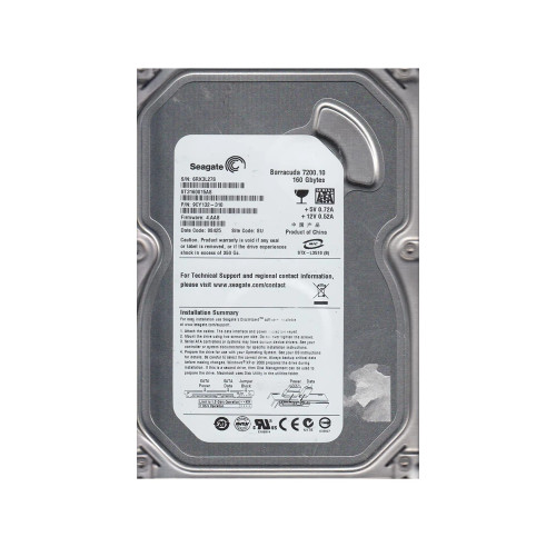 9CY132-310 - Seagate 160GB 7200RPM SATA 3Gb/s 8MB 3.5" HDD