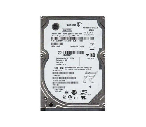 Seagate ST94813AS Momentus 5400.2 40GB SATA 2.5Hard Drive