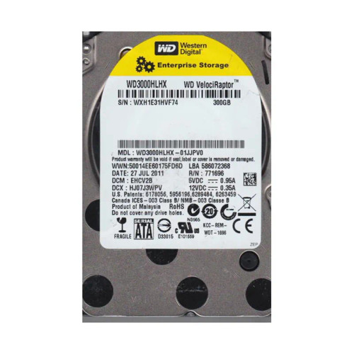 WD3000HLHX-01JJPV0 - Western Digital 300GB 10000RPM SATA 6Gb/s 3.5" HDD