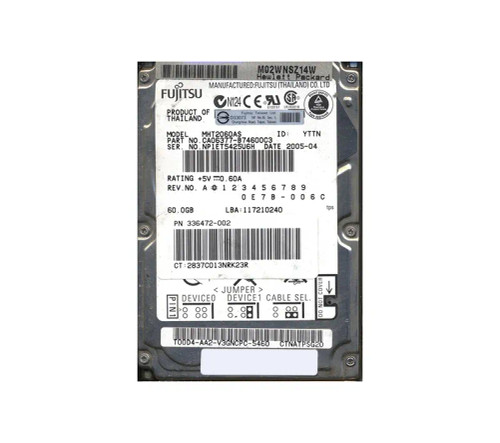 CA06377-B74600C3 - Fujitsu 60GB 5400RPM IDE ATA-100 2.5" HDD