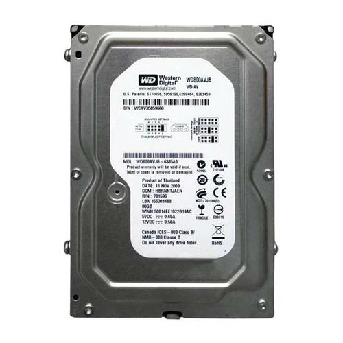 WD800AVJB - Western Digital 80GB 7200RPM IDE 8MB 3.5" HDD