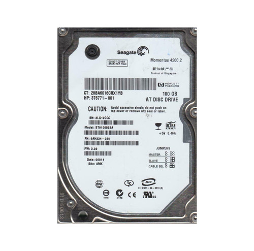ST9100822A - Seagate 100GB 4200RPM 2.5" IDE HDD