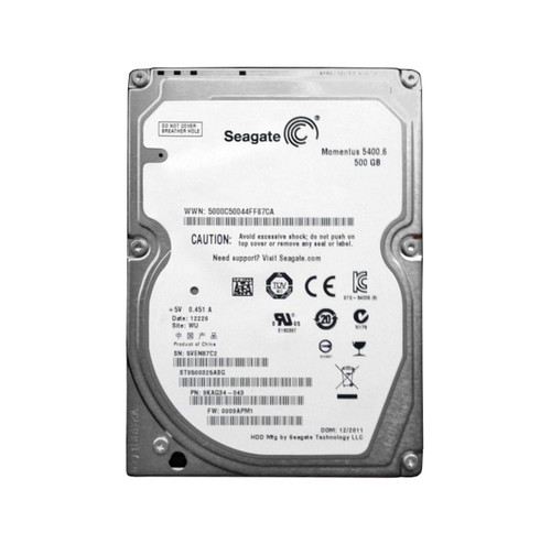 ST9500325ASG - Seagate Momentus 5400.6 500GB 5400RPM SATA 3Gb/s 8MB Cache 2.5-inch Hot Swappable Hard Drive