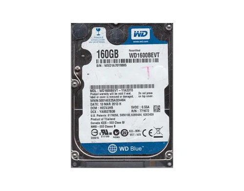 WD1600BEVT-11A23T0 - Western Digital 160GB SATA 5400RPM 2.5" HDD
