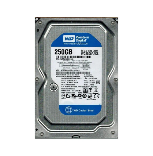 WD2500AAKS-00V6A0 - Western Digital 250GB 7200RPM SATA 3.5" 16MB HDD