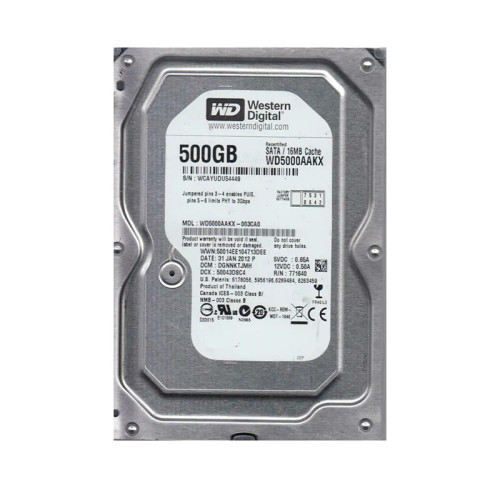 WD2500AAKX-003CA0 - Western Digital 250GB 7200RPM SATA 6Gb/s 16MB 3.5" HDD