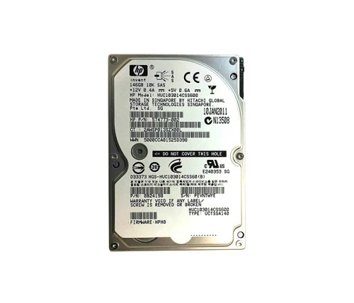 HUC103014CSS60 - Hitachi 147GB 10K RPM SAS 6Gb/s 2.5" HDD
