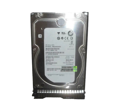 HP 657753-004 2TB 7200RPM SATA 6Gb/s 3.5Midline Hard Drive