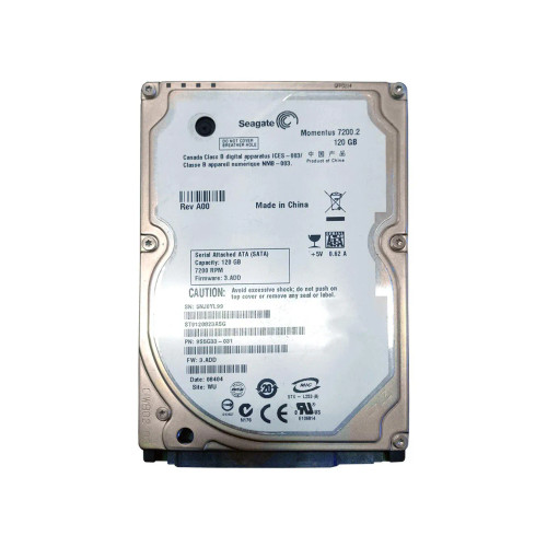 ST9120823ASG - Seagate 120GB 7200RPM SATA 2.5" HDD
