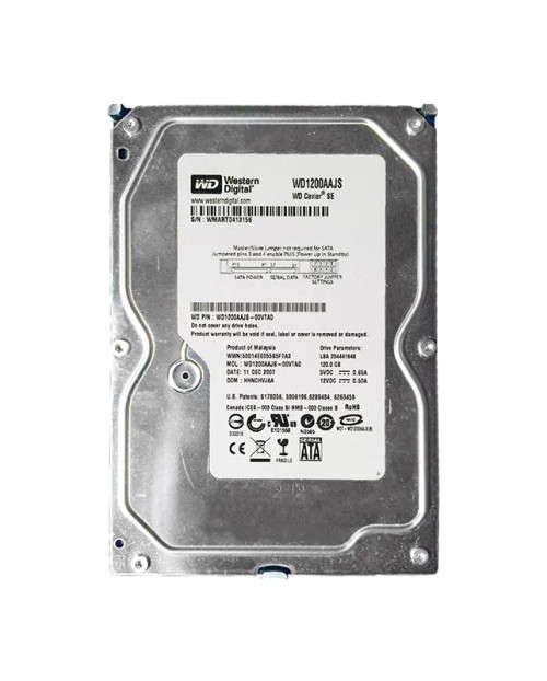 WD1200AAJS - WESTERN DIGITAL 120GB 7200RPM SATA 3Gb/s HDD