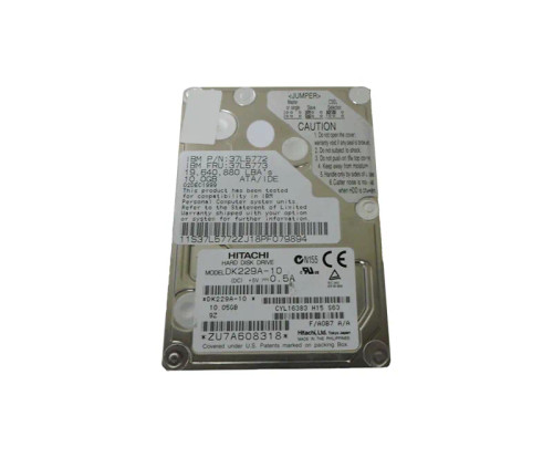 37L5772 - IBM 10GB 4200RPM 2.5" IDE HDD
