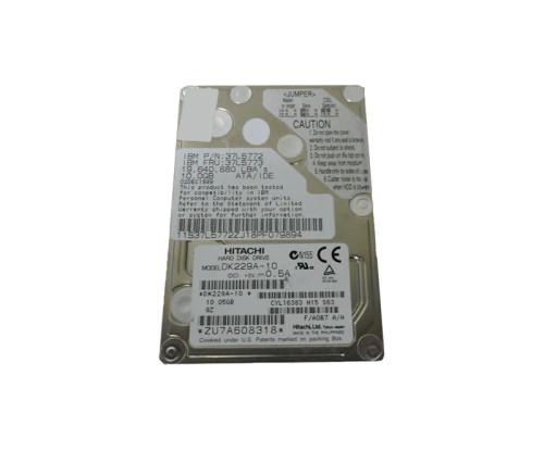 37L5773 - IBM 10GB 4200RPM IDE 2.5" HDD