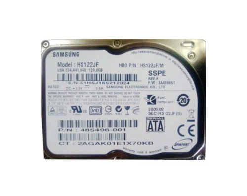 485496-001 - HP 120GB 5400RPM SATA 1.8" HDD