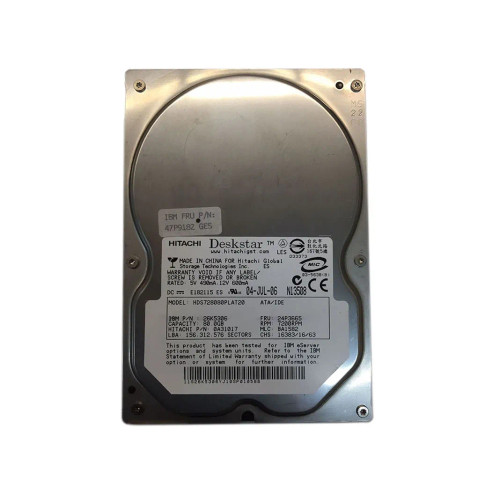 47P9182 - IBM 80GB 7200RPM ATA-100 3.5" HDD