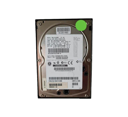 3900043-03 - SUN 18.2GB 10000RPM Ultra-160 SCSI 3.5" HDD