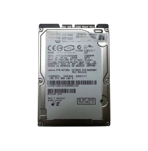 42T1021 - IBM 100GB 7200RPM SATA 1.5Gb/s 2.5" HDD