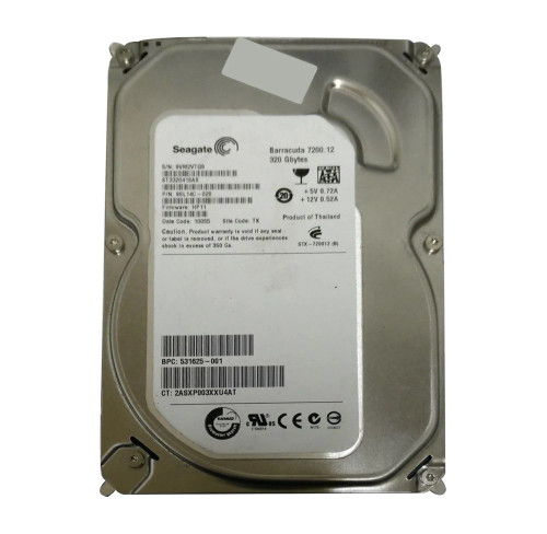 531625-001 - HP 320GB 7200RPM SATA 3.5" HDD