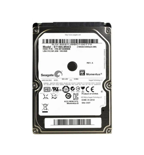 ST160LM003 - Seagate 160GB 5400RPM SATA 8MB 2.5" HDD