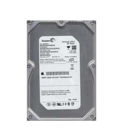 9BD133-045 - Seagate 250GB 7200RPM SATA 3Gb/s 3.5" HDD