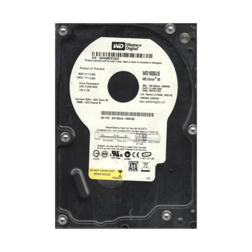 WD1600JS-98MHB0 - Western Digital 160GB 7200RPM SATA 3.5-Inch HDD
