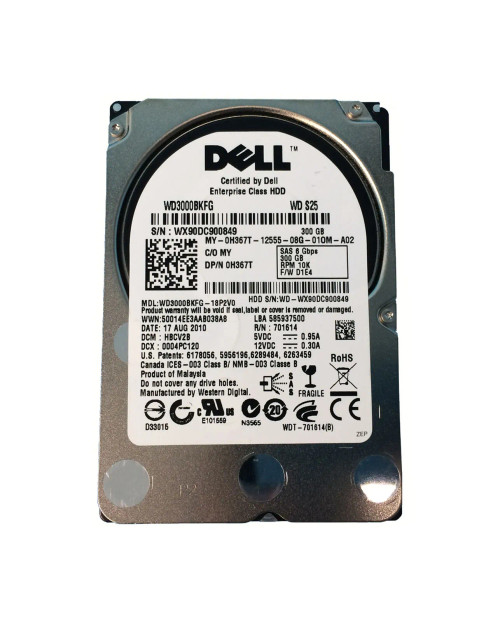 WD3000BKFG-18P2V0 - Western Digital 300GB 10000RPM SAS 6Gb/s 2.5" HDD