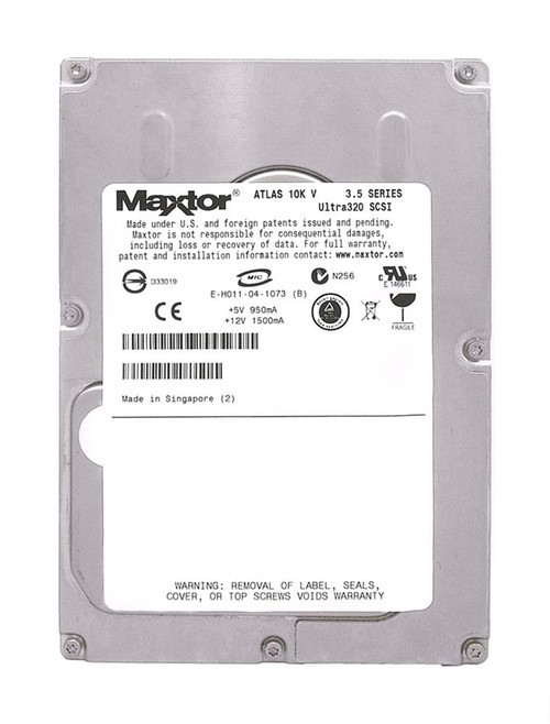 8J073J0022324 - Maxtor 73.5GB 10000RPM Ultra320 SCSI 3.5" HDD