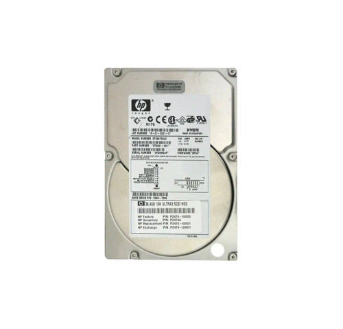 P2474-63001 - HP 36.4GB 10000RPM Ultra-160 SCSI 3.5" Hot-Plug HDD