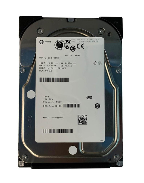 M0916 - Dell 73GB 15000RPM Ultra320 SCSI 3.5" HDD