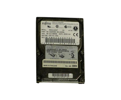 Fujitsu MHK2120AT 12GB 4200RPM IDE ATA-5 2.5-Inch Hard Drive