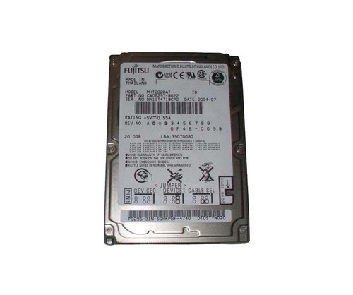 MHT2020AT - Fujitsu 20GB 4200RPM IDE 2.5" 2MB Notebook HDD