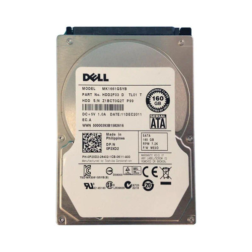 MK1661GSYB - TOSHIBA 160GB 7200RPM SATA 2.5" HDD