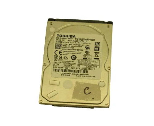 MQ02ABD100H - TOSHIBA 1TB 5400RPM SATA 2.5" 8GB Hybrid HDD