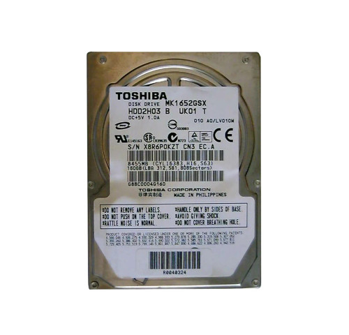 HDD2H03B - TOSHIBA 160GB 5400RPM SATA 8MB 2.5" HDD