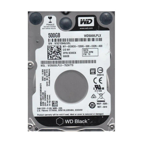 WD5000LPLX-75ZNTT0 - Western Digital Black 500GB 7200RPM Hard Drive