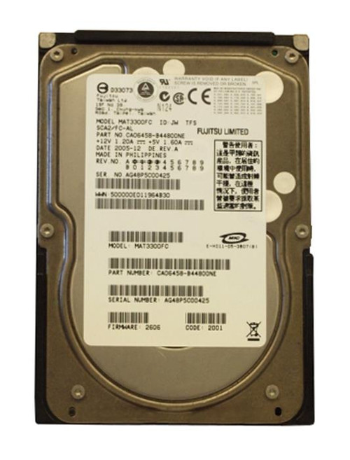 MAT3300FC - Fujitsu 300GB 10000RPM Fibre Channel 3.5" HDD