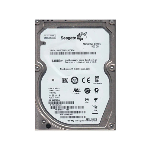 9HH134-189 - Seagate 500GB 5400RPM SATA 3Gb/s 2.5" HDD