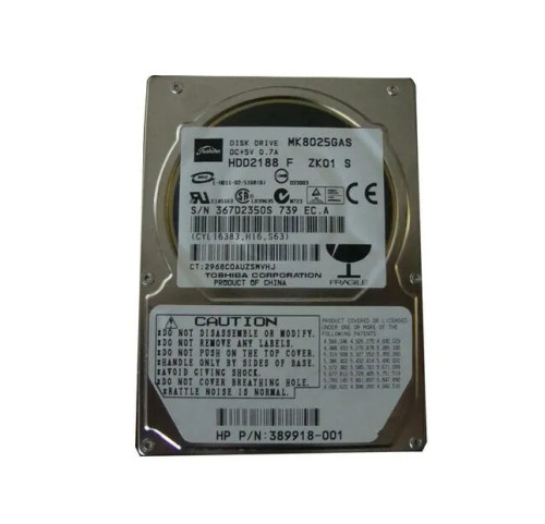 HDD2188F - TOSHIBA 80GB 4200RPM IDE 2.5" HDD