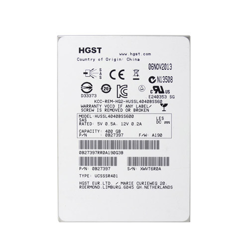 0B27397 - Hitachi 400GB SAS 6Gb/s 2.5" SSD