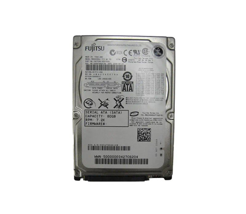 CA07096-B32100DL - Fujitsu 80GB 7200RPM SATA 3Gb/s 2.5" HDD
