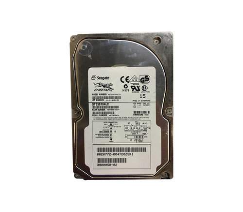 390-0050-03 - Sun 36.4GB 10000RPM Ultra-160 SCSI 4MB Cache Hot-Swappable 80-Pin 3.5-Inch Hard Drive