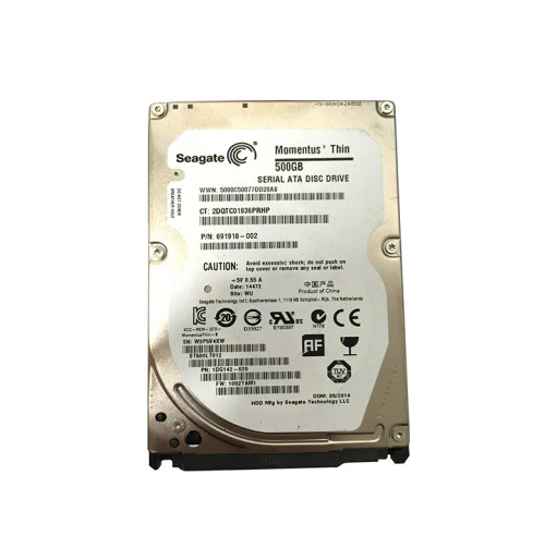 691918-002 - HP 500GB 5400RPM SATA 2.5" HDD