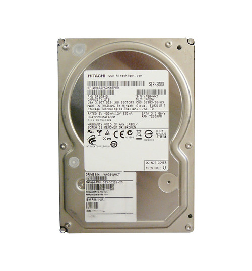 HUA722020ALA330 - Hitachi 2TB 7200RPM SATA 3Gb/s 3.5" HDD