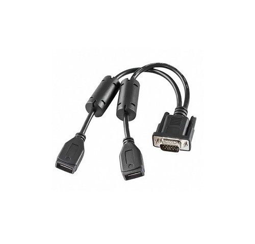 VM3052CABLE - Honeywell VM3 USB Y Cable - D15 Male to Two USB Type A Plug Host , 10 Inch