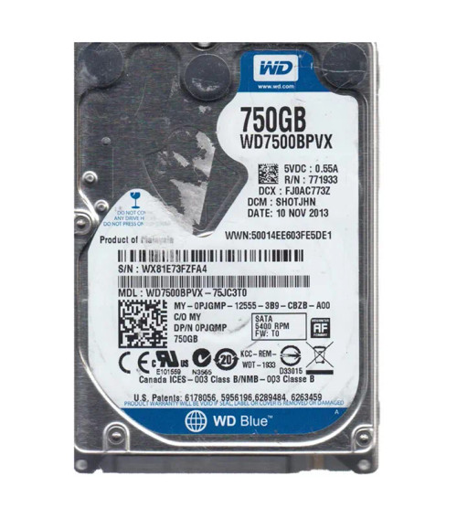 WD WD7500BPVX-75JC3T0 Shop Laptop Hard Drive Online