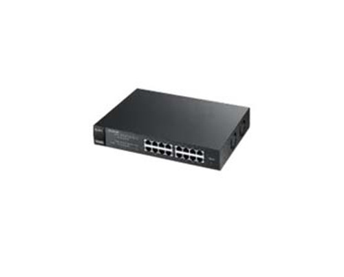 ES1100-16P - ZyXEL 16 x Ports PoE 10/100Base-TX Layer 2 Unmanaged Desktop Fast Ethernet Network Switch