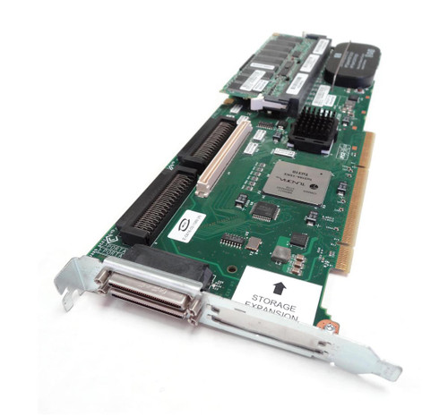 011782-001 - HP Smart Array 6402 Dual Channel PCI-X 133MHz Ultra320 RAID Controller Card with 128MB Battery Backed Write Cache