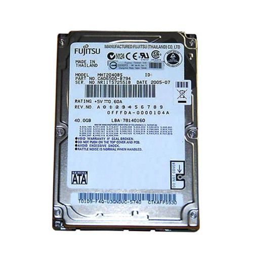 MHT2040BS - Fujitsu 40GB 5400RPM SATA 8MB 2.5" HDD